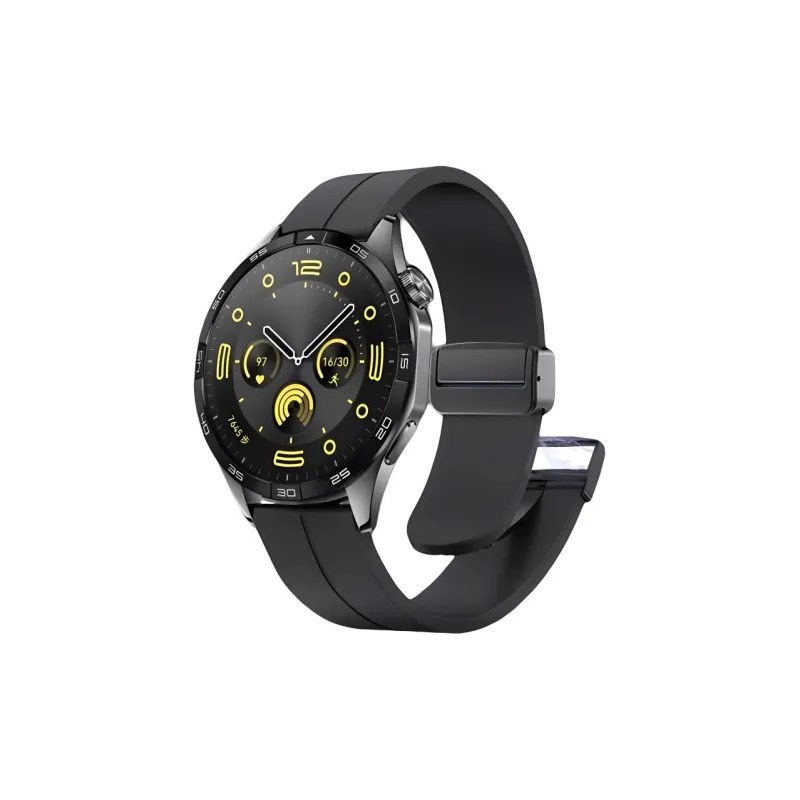 Mr. Strap Watch Band Huawei Compatibility Silicone Material-0