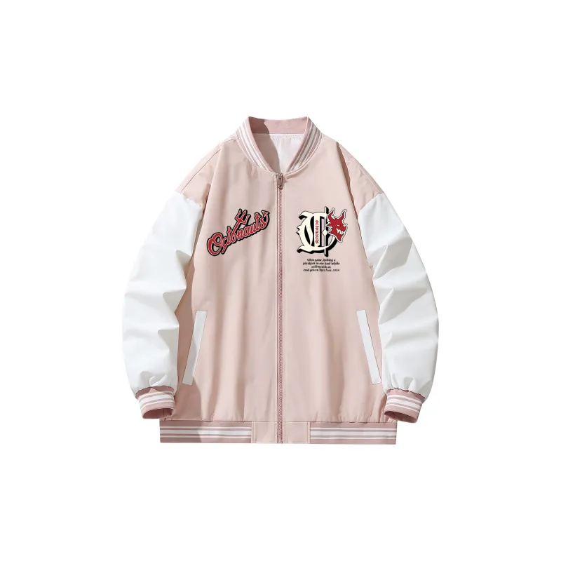 Small Columns Under The Sea Baseball Jacket Unisex-11