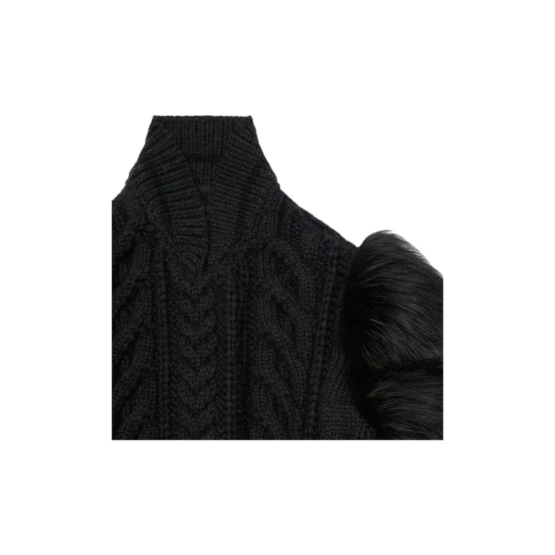Givenchy Cable Knit Cropped Jacket-4