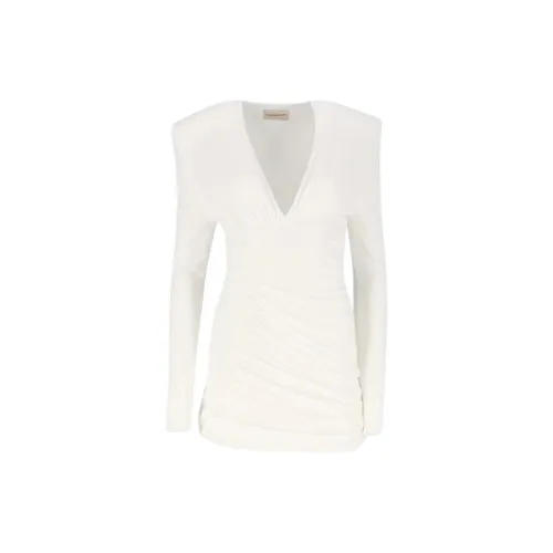 Alexandre Vauthier Long-Sleeved Dresses Women's White