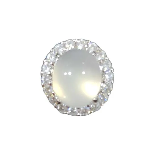 Gifts Chalcedony Jade Rings Unisex-0