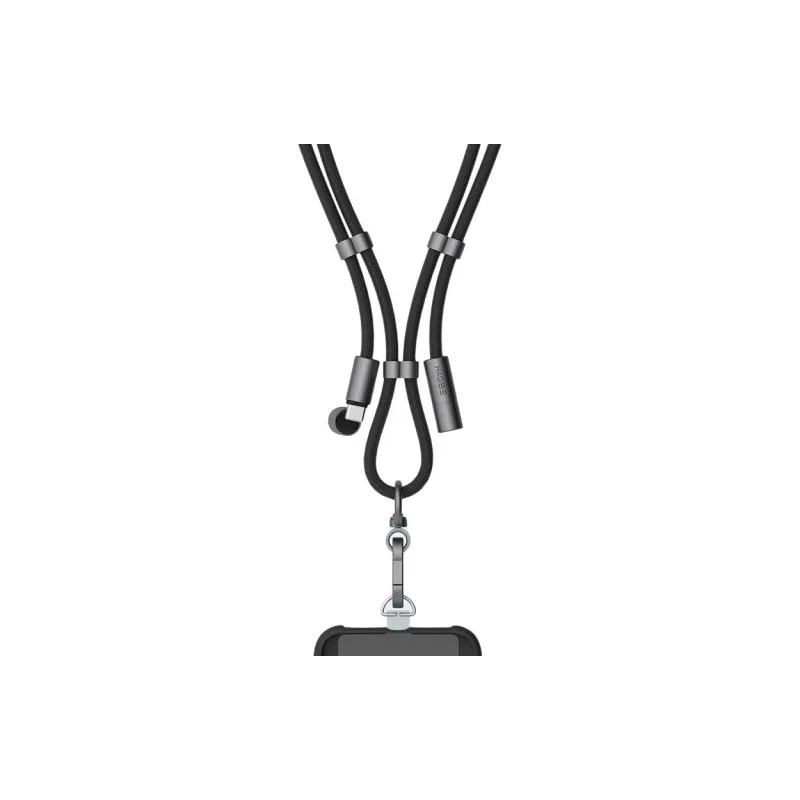 HAIBEISI Type c To Type c Cell Phone Lanyard Halter Cord Cables-12
