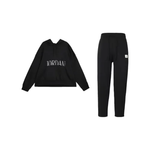 Jordan Sweatshirt Set Women's Black