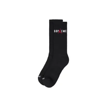 Supreme Jordan Crew Socks White