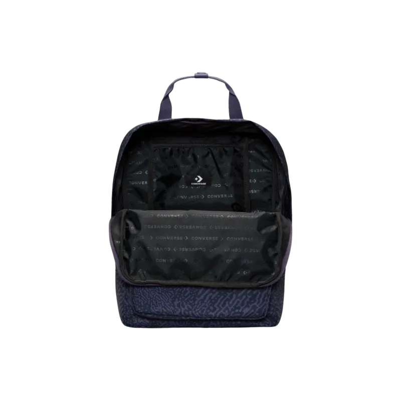Converse Polyester Backpack Small Size Unisex Dark Purple-3