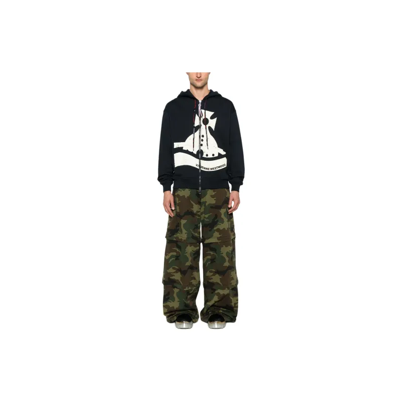 Vivienne Westwood Sunken Orb Zipped Hoodie-1