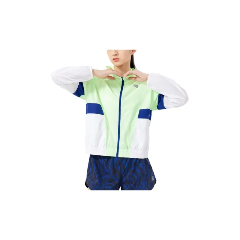 New Balance Jackets Women's Neon Green-2