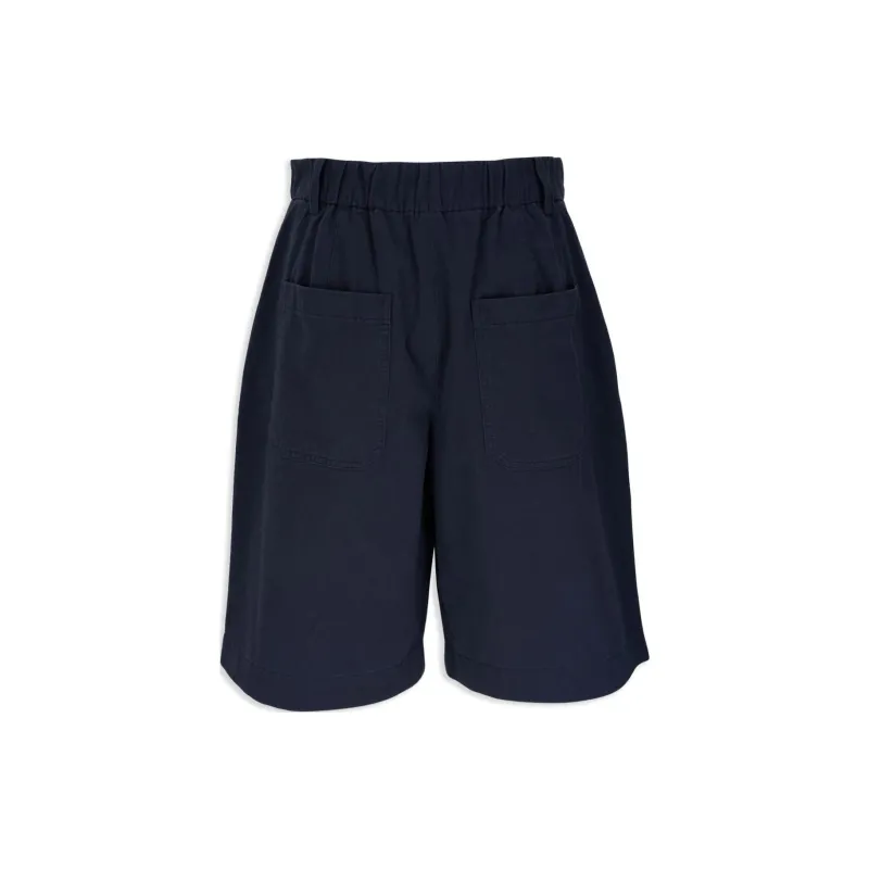 VINCE Elasticated waist Cotton Shorts-1