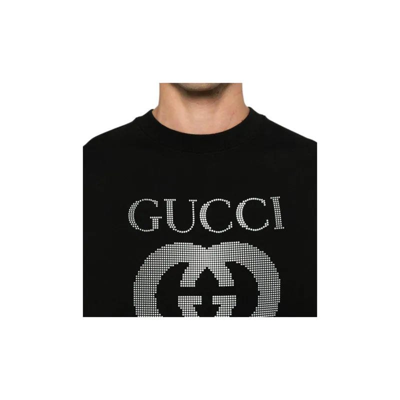 GUCCI Interlocking Logo Crewneck Sweatshirt-5