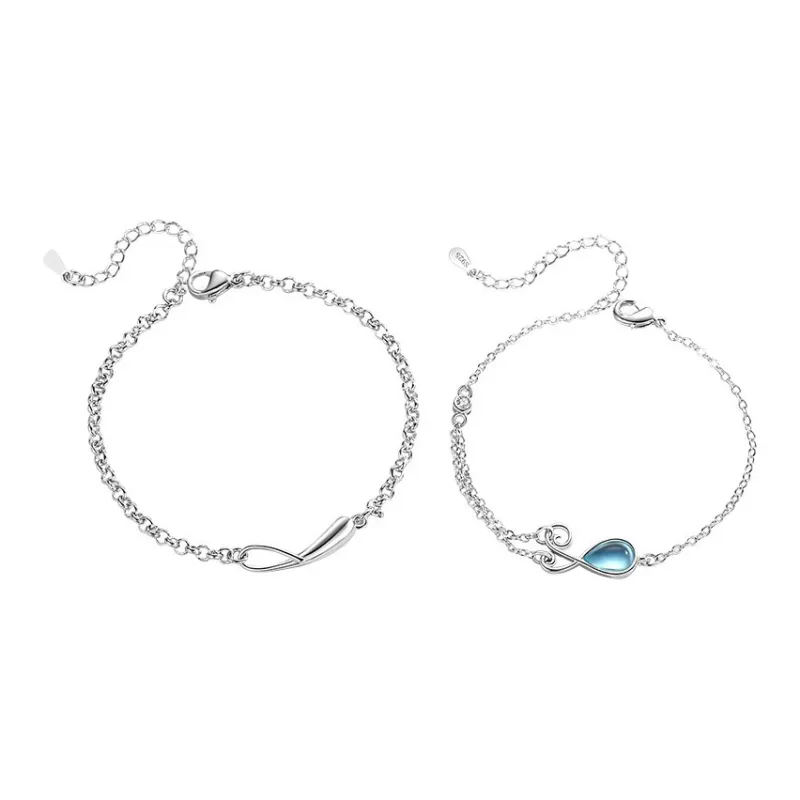 JESCAKOO S925 Silver Bracelets Unisex-4