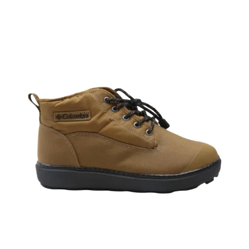 Columbia Abrasion-Resistant Slip-Resistant Short Snow Boots Men's Brown-1