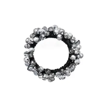 ROYALSASA Faux Crystal Hair Tie Women's