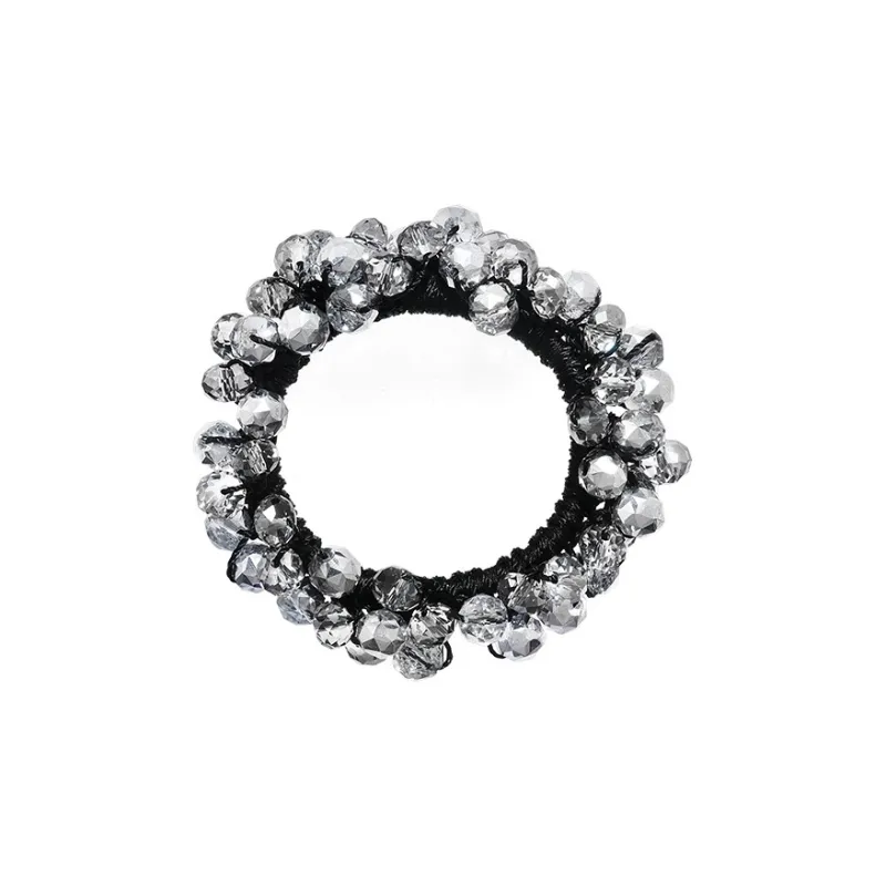 ROYALSASA Faux Crystal Hair Tie Women's-0