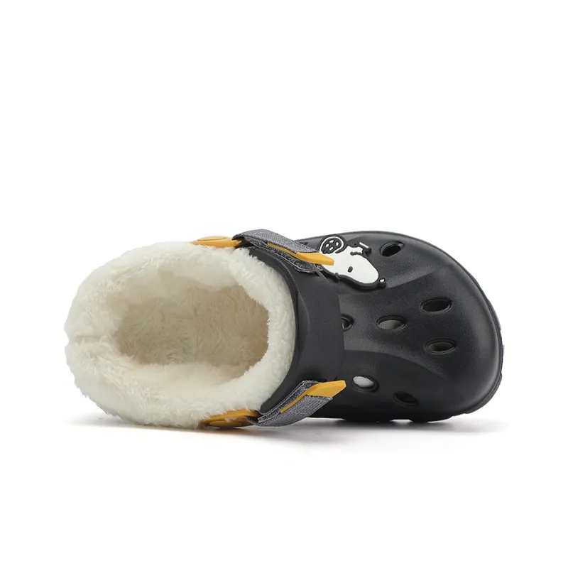 SNOOPY Anti Slip Wear Resistant Breathable Warm Low Top Kids' Slippers Kids'-10