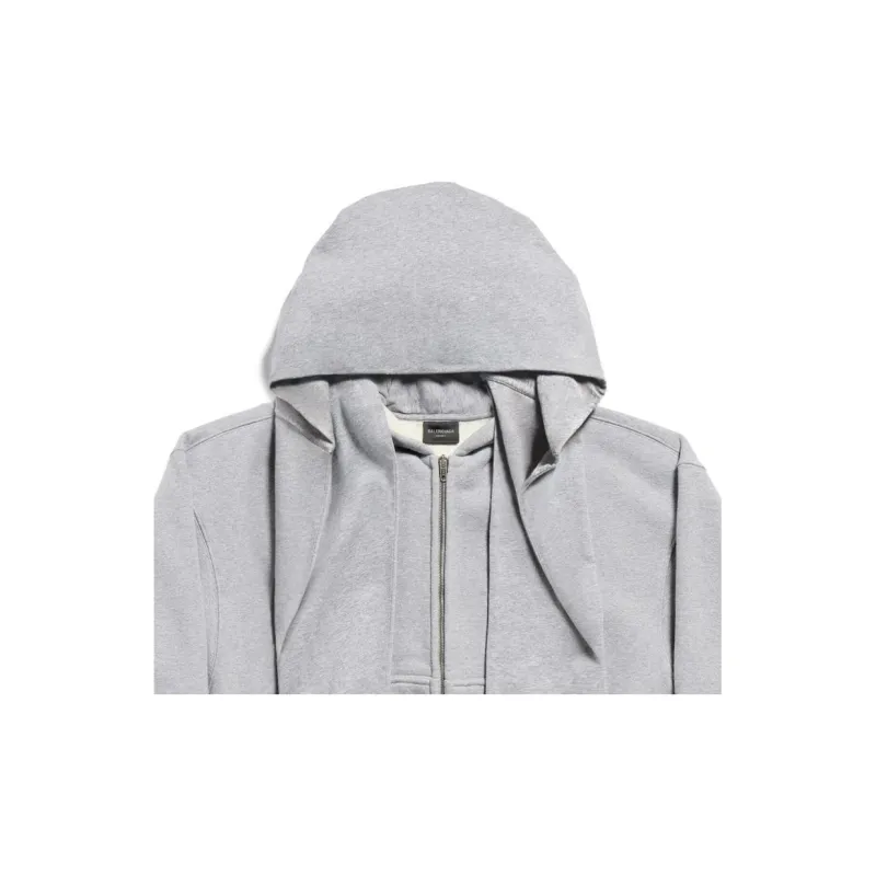 Balenciaga FW24 Unity Sport Icon Incognito Zip-Up Hoodie