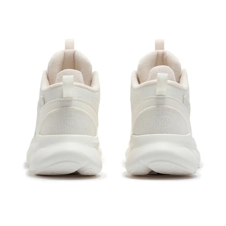 361° Anti-Slip And Wear-Resistant Warm Low-Top Casual Running Shoes Women's White Pink-3