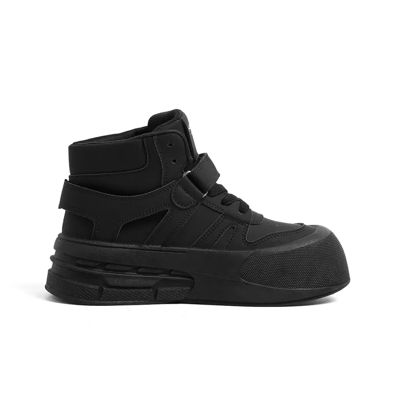HUANQIU Coverage Anti-Slip And Wear-Resistant High-Top Skateboard Shoes Women's-12