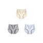 D Set-Cotton Skin High-Rise-Skin+Gray+Blue (3 Pack)