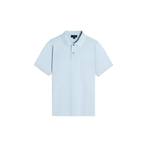 Dunhill Polo Shirts Men Blue