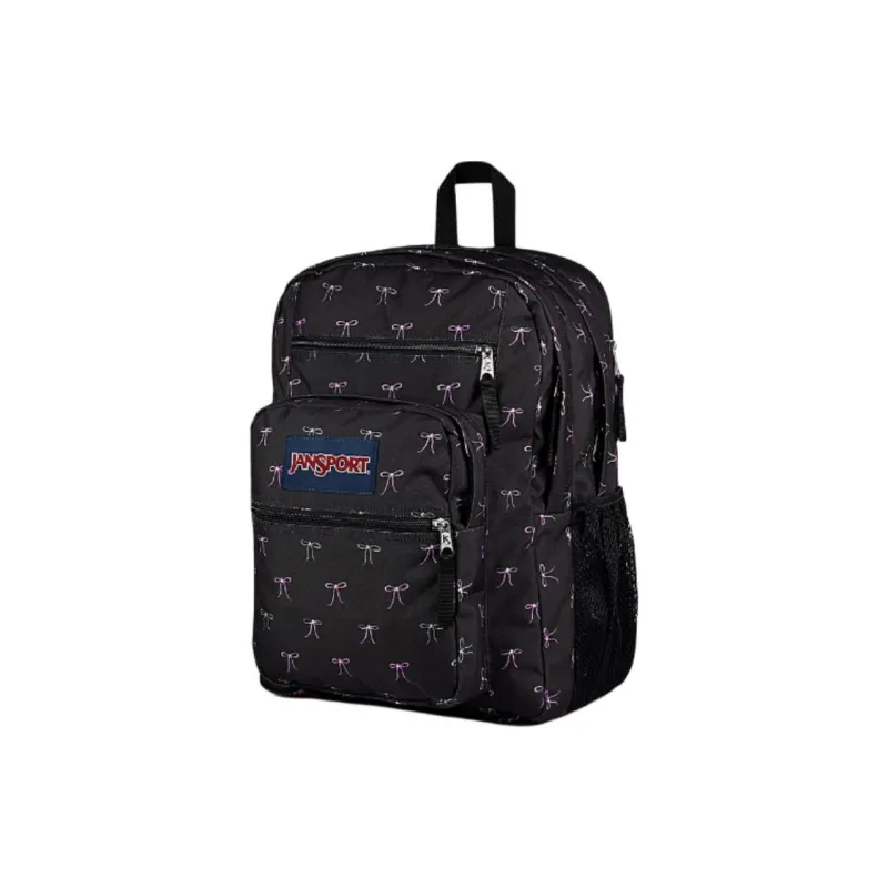 JanSport Recycled Polyester Backpack Large Size Unisex Black-1