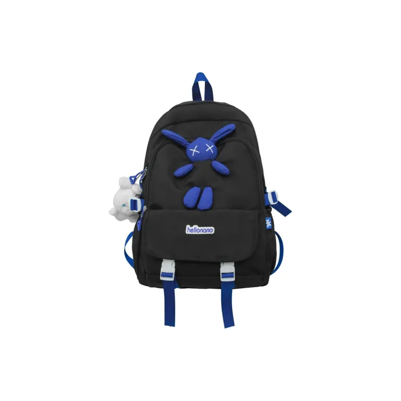 NX DOUGHNUT Nylon Backpack Unisex White Pink Blue Black-10