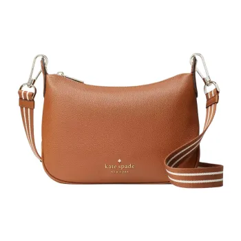 Kate Spade Litchi Grain Leather Shoulder Bag Crossbody Bag Medium Size Women's Gingerbread