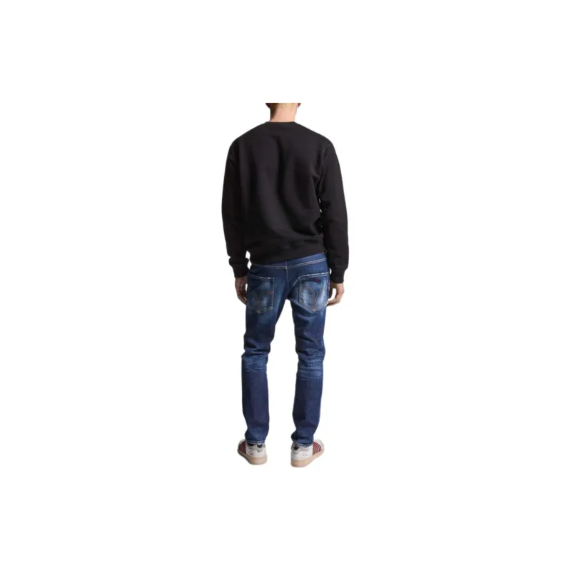 DSQUARED 2 Dark Basic Wash Skater Jeans-3