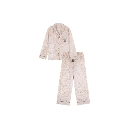 Victoria's Secret Pajama Set Women's Peach Tangerine