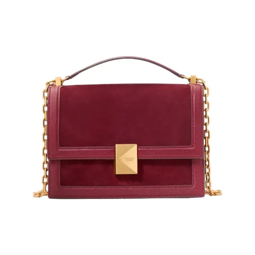 Kate Spade Litchi Grain Leather Portable Crossbody Bag Shoulder Bag Women's Red