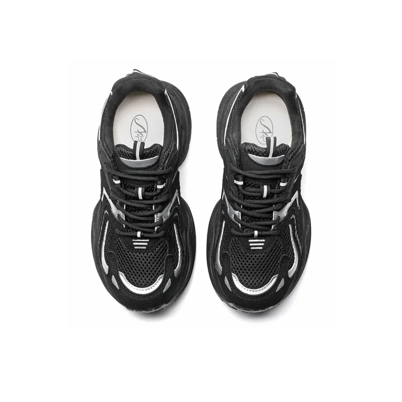 ABIDJAN Breathable Lightweight Low Top Chunky Sneakers Women's-15