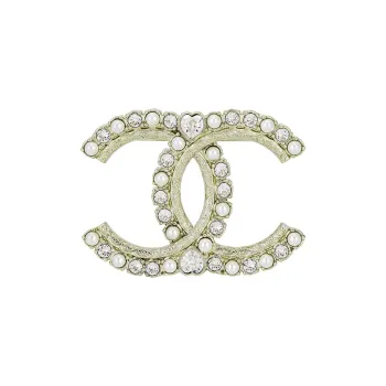 CHANEL Metal Brooches Women's Gold