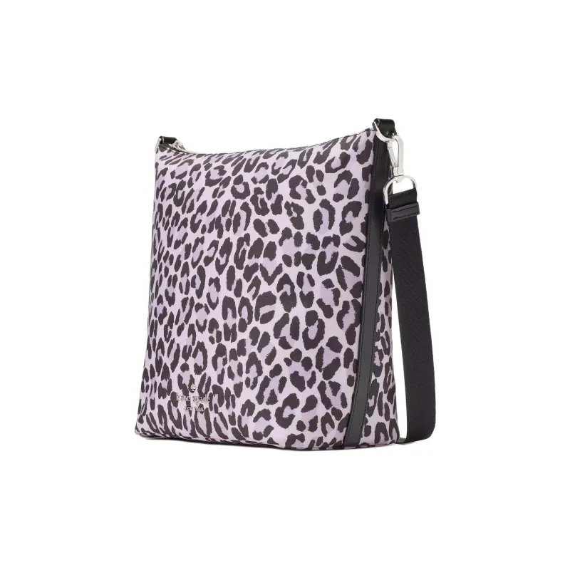 Kate Spade Chelsea Recycled Nylon Shoulder Bag, Crossbody Bag Tubas Women's Purple Mist Multicolor-1