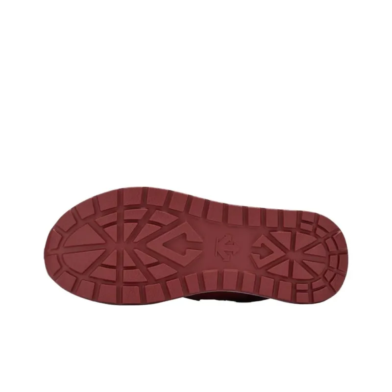 DESCENTE Ski Style Warm Wear Resistant Slip Resistant Short Snow Boots Women's Red-3