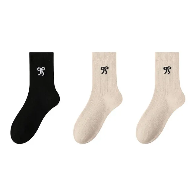 BONAS Mid-Calf Socks Women's Combo Set-17