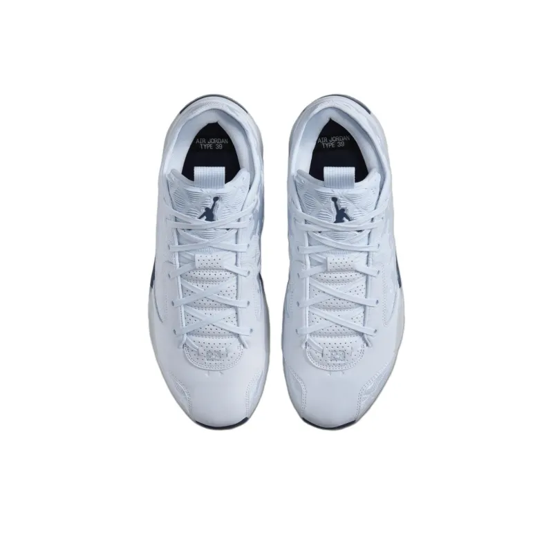 Jordan Air Jordan 39 Anti-Slip Wear-Resistant Low-Top Basketball Shoes Unisex Light Blue-3