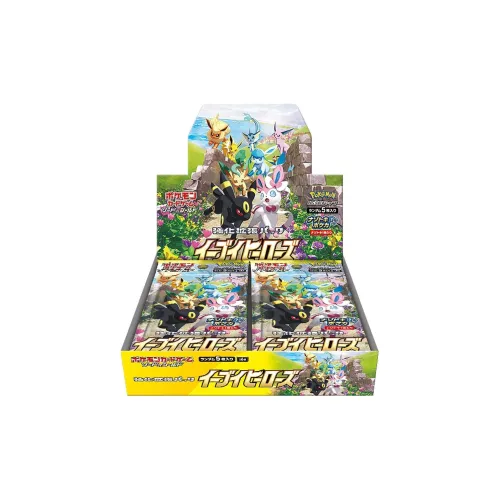 POKEMON Pokémon Trading Card Game Sword & Shield Expansion Pack Eevee Hero Box, Japanese Edition Battle Cards Whole Box