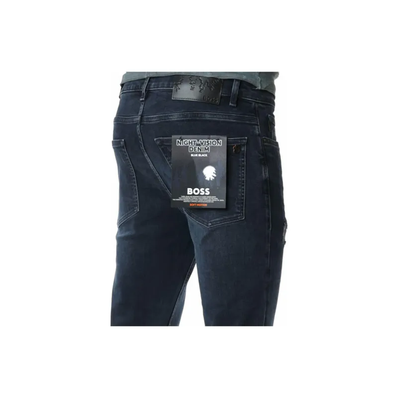 HUGO BOSS SS24 Jeans Men's Dark Blue-4