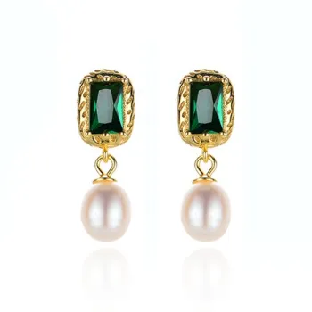 YUDIAN Freshwater Pearl Earrings Women's