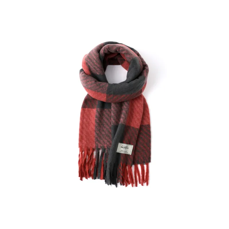 FREE RABBITⅡ Winter Advanced Sensory Versatile Warm Shawl Scarf Unisex-4