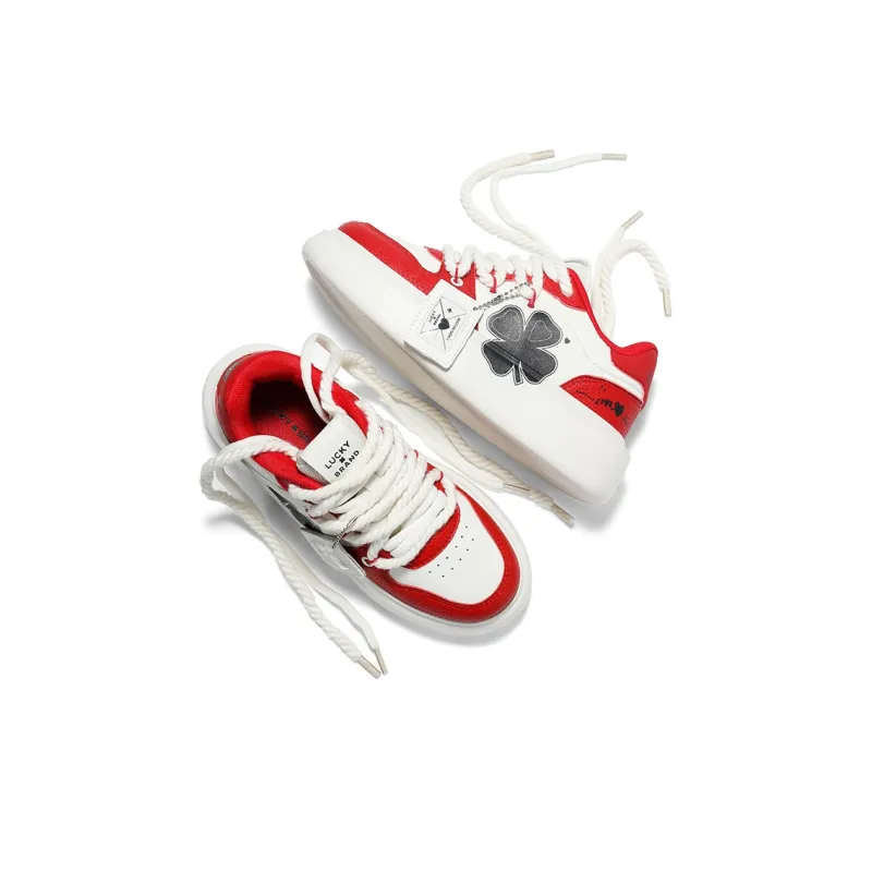 LUCKY BRAND Wear resistant, Lightweight, Breathable, And Non slip. Low Top Skateboard Shoes Unisex-17