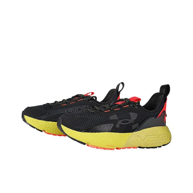 Under Armour HOVR Mega 2 Anti Slip Wear Resistant Low Top Casual Running Shoes Unisex Black-2