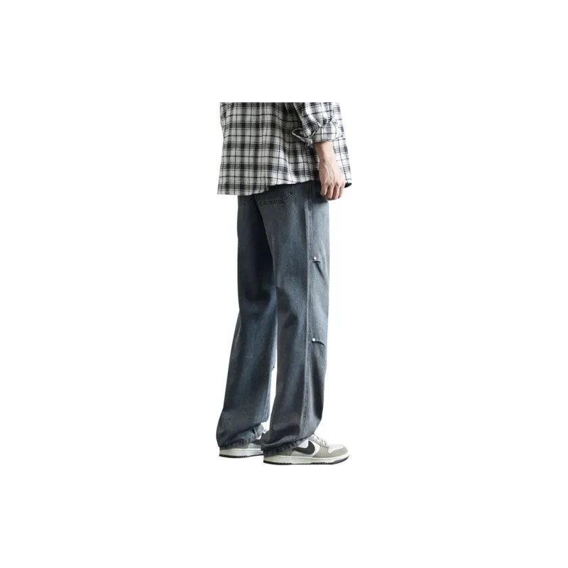FASTFISH Jeans Unisex Medium Blue-1