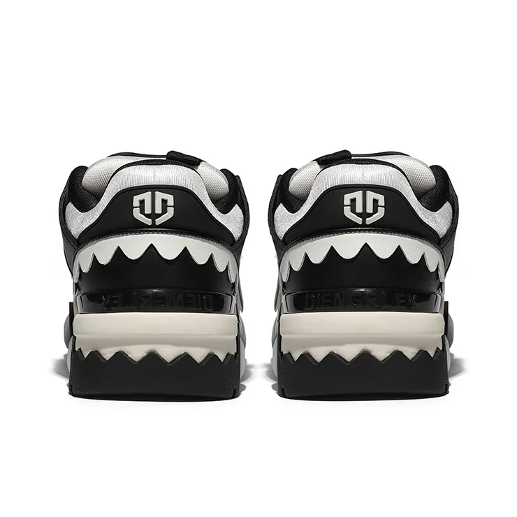 DY Red Eye Collection Puffy Shoes Unisex Black White-2