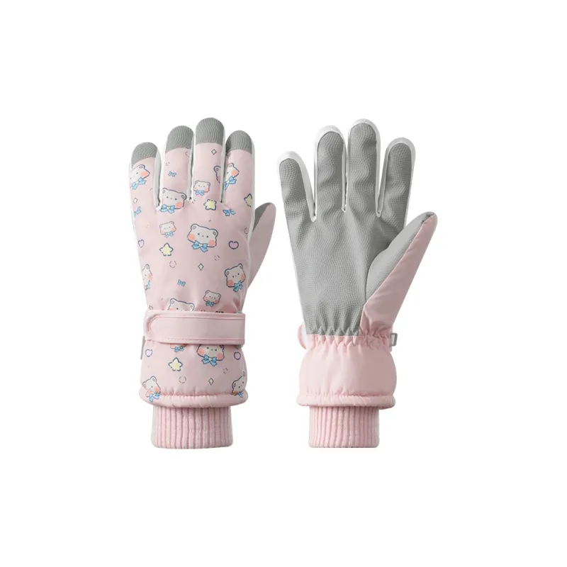 NANJIREN Thickened Ski Gloves Women's-3