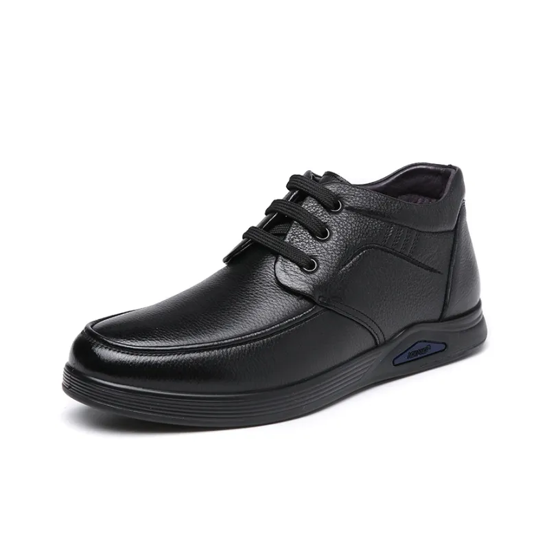 AOKANG Business Casual Shoes Men's Black-1