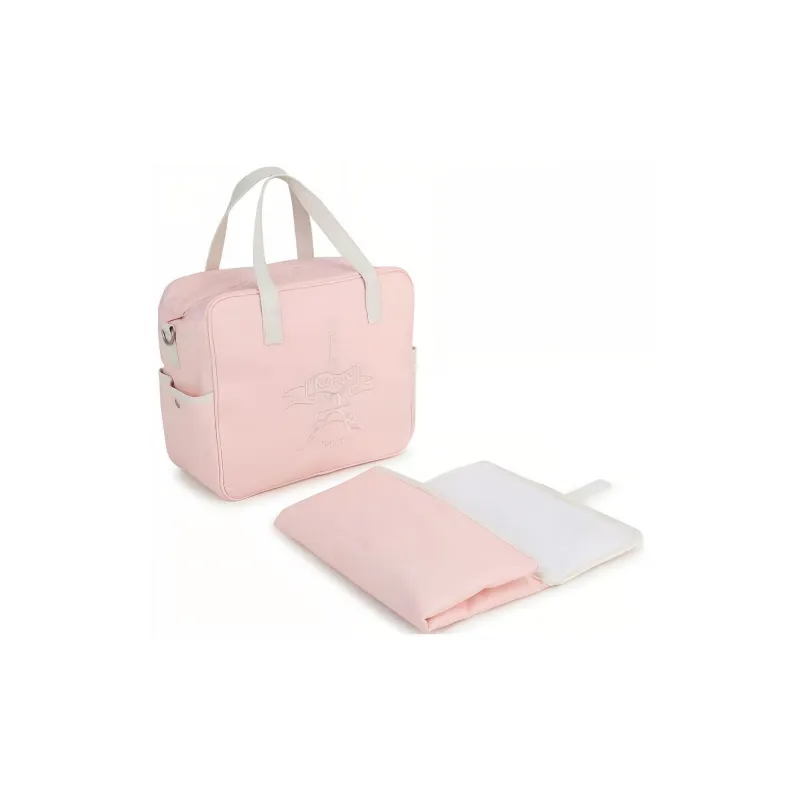 KENZO Kids Logo embroidered Changing Bag-1