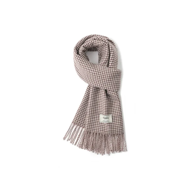 FREE RABBITⅡ British Versatile Warm Shawl Double Sided Fringe Plaid Scarf Unisex-6