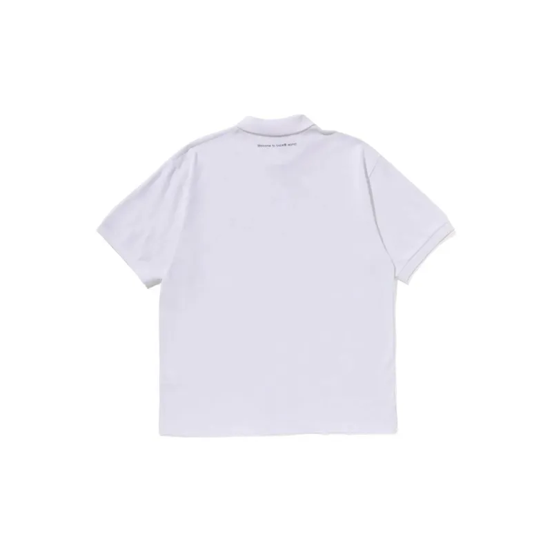 Bape One Point Relaxed Fit Polo Shirt-3