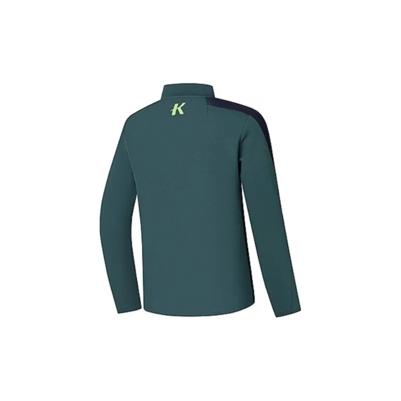 QIAODAN x QIANGFENGCHUIFU LIANMINGKUAN X DA K LIANMINGKUAN Jackets Coats Men's Night Green/Nova Blue-1