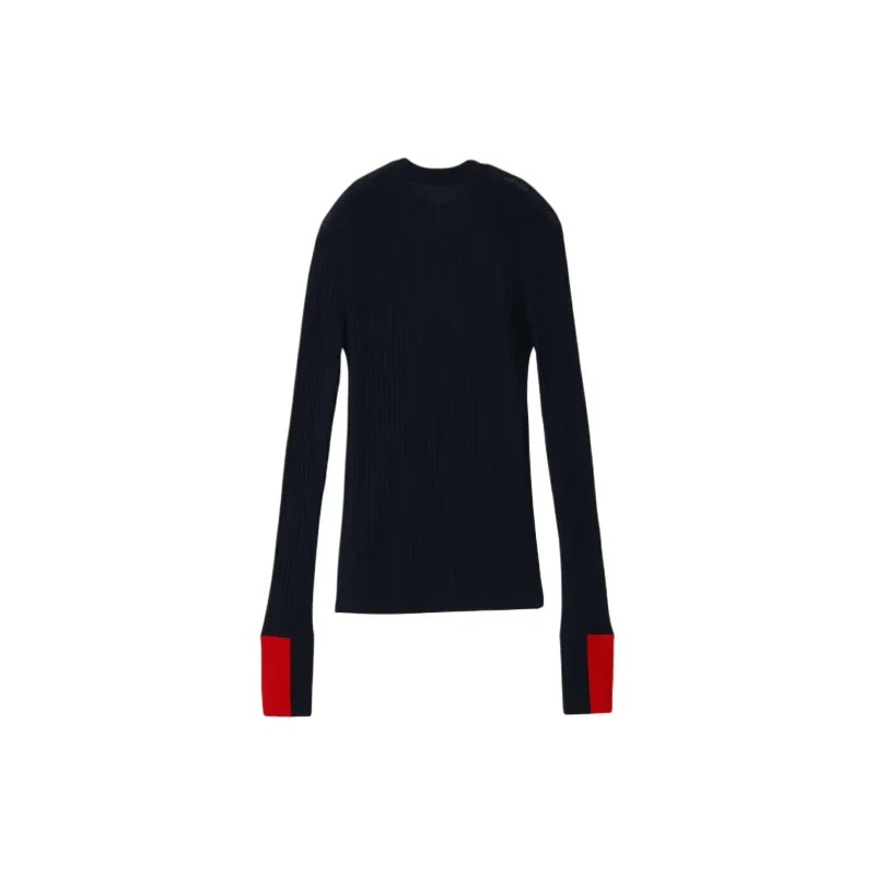 CINOH FW24 Sweater Women's Marine Blue Red-1